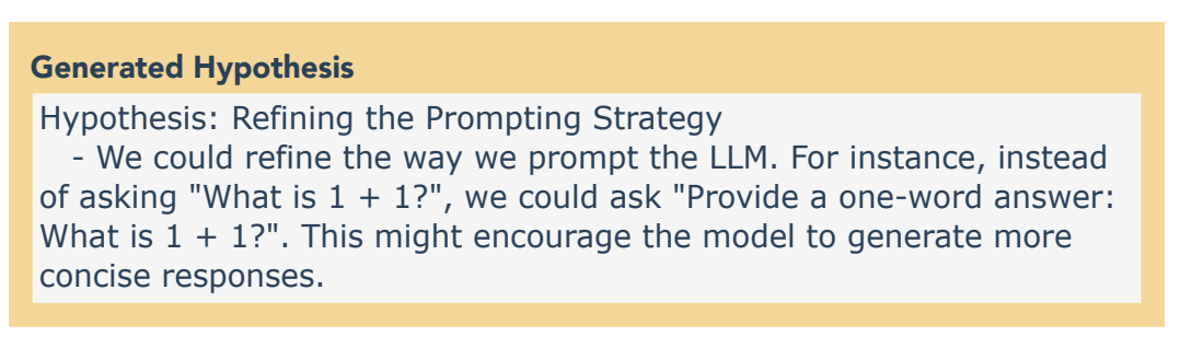 Example hypothesis generation
