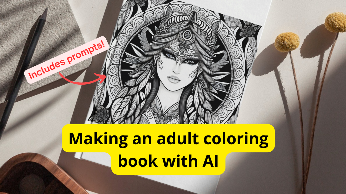 Using Hasdx to create an AI-generated adult coloring book